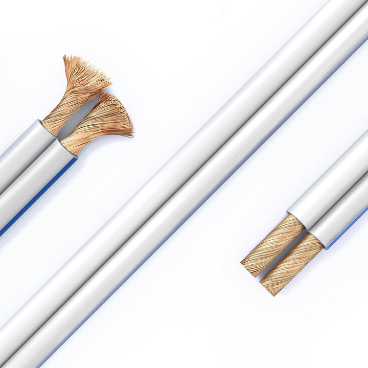 PureLink Lautsprecherkabel OFC 2 x 2,50mm² (0,10mm), 20,0m, weiss 20,0m 2 x 2,50mm² (0,10mm) weiss,