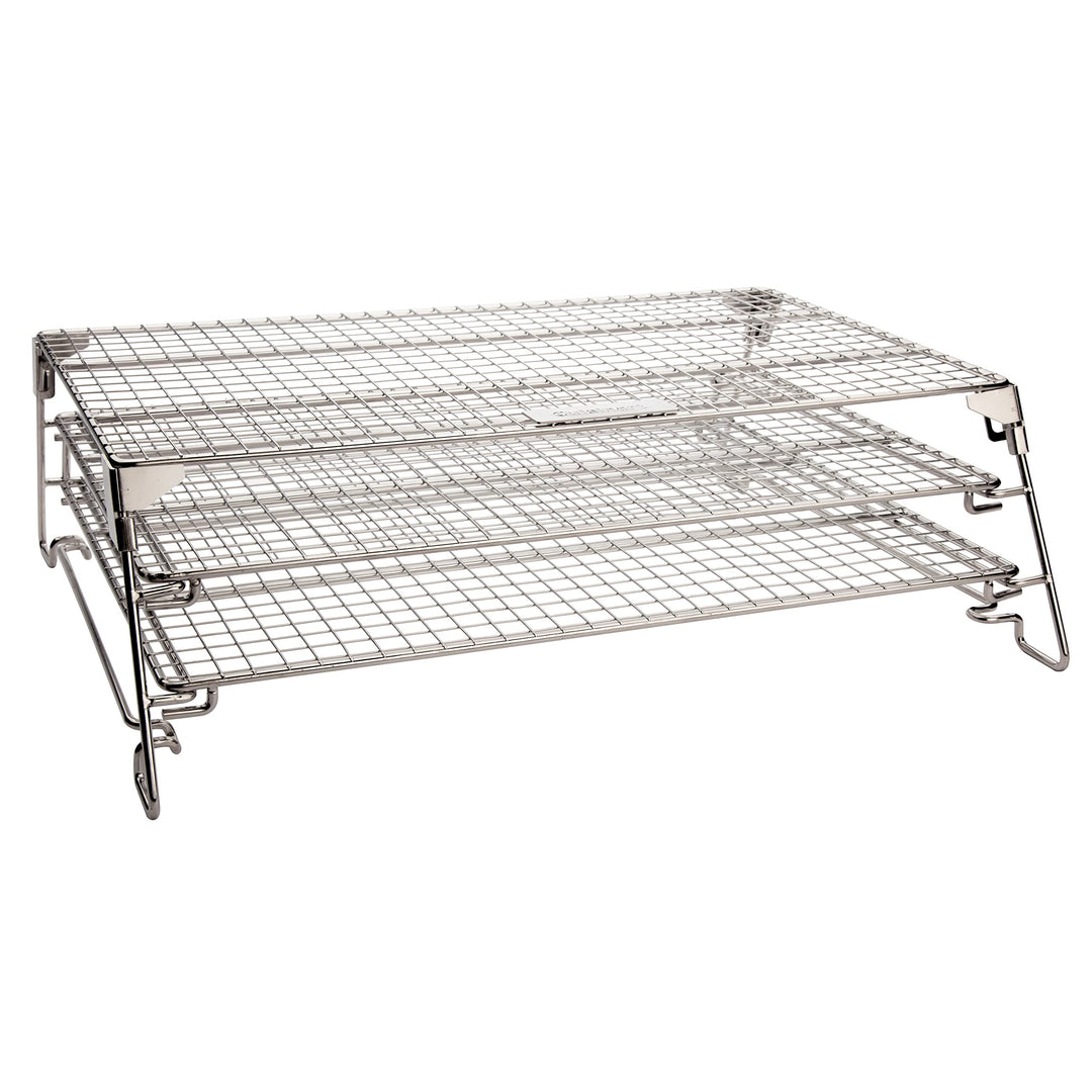 Cuisinart CGR-725 3-stöckiges Pellet-Grillrostsystem Edelstahl, Edelstahl