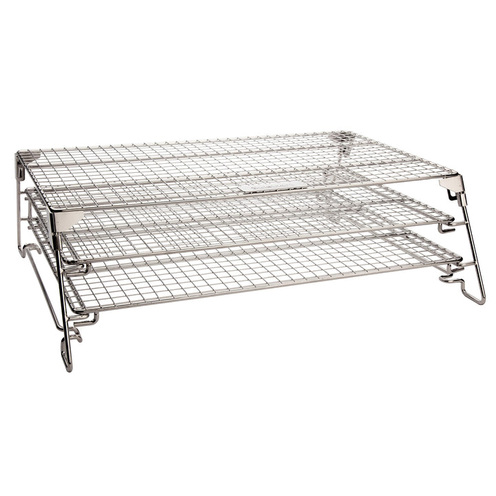 Cuisinart CGR-725 3-stöckiges Pellet-Grillrostsystem Edelstahl, Edelstahl