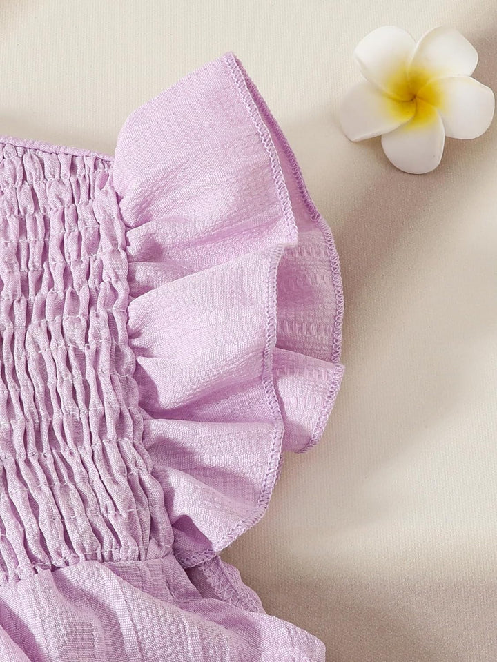 Kleinkind Baby Mädchen Kleidung Blumen Rüschen T-Shirts Tops Shorts Süsse Sommer Kleidung Sets 9-12