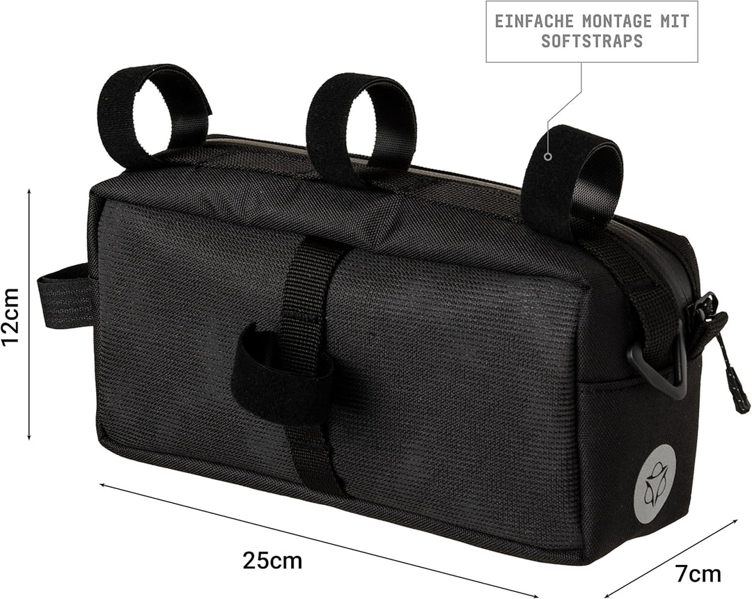 AGU Lenkertasche Bar Bag, 2L Fahrradtasche Lenker Vorne für Bikepacking, Rennradtasche, Wasserabweis
