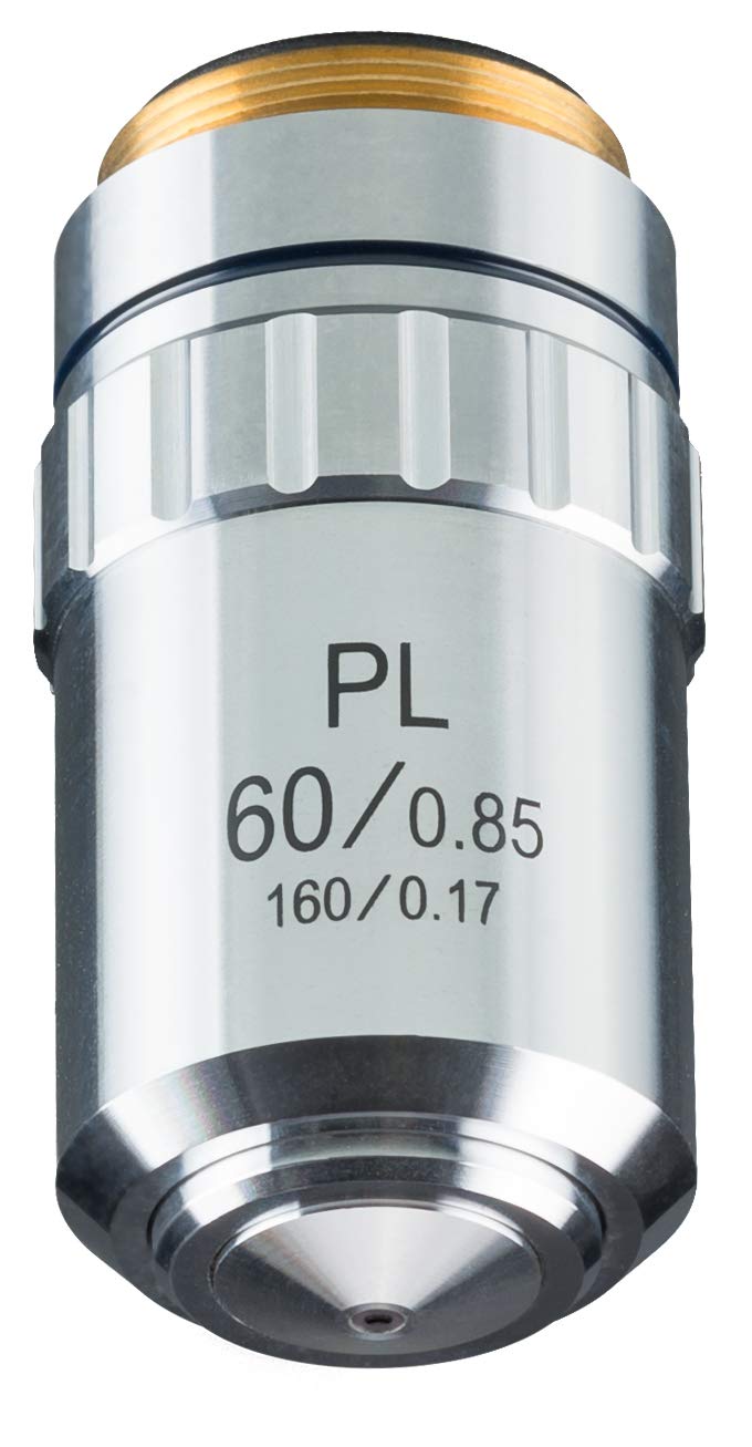Bresser Optik DIN-PL 60x, planachromatisch 5941560 Mikroskop-Objektiv Passend für Marke (Mikroskope
