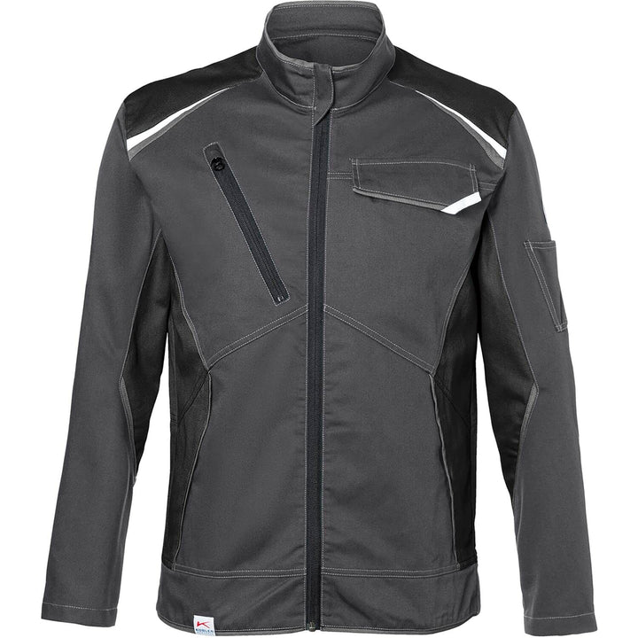 KÜBLER Workwear | KÜBLER ICONIQ Arbeitsjacke | anthrazit/schwarz | Grösse L, L