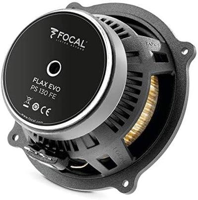 Focal PS130FE 60W 13cm 2-Wege-Komponenten-Lautsprechersystem, RMS Flachs Cone Technology