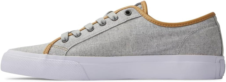 DC Shoes Herren Manual Sneaker 42.5 EU Grey Light Grey, 42.5 EU Grey Light Grey