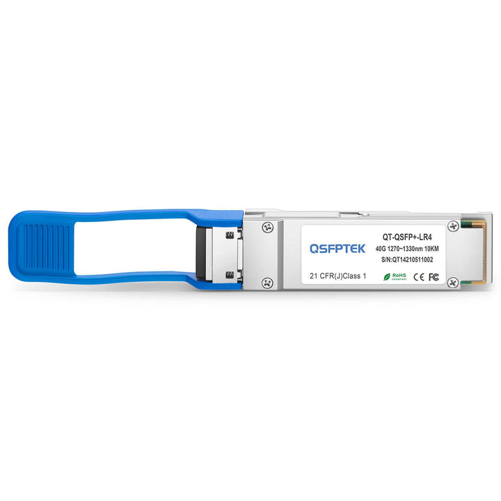 QSFPTEK 40G QSFP+ Module LC Single-Mode Transceiver 40GBASE-LR4 for Cisco QSFP-40G-LR4 (1310nm, 10km