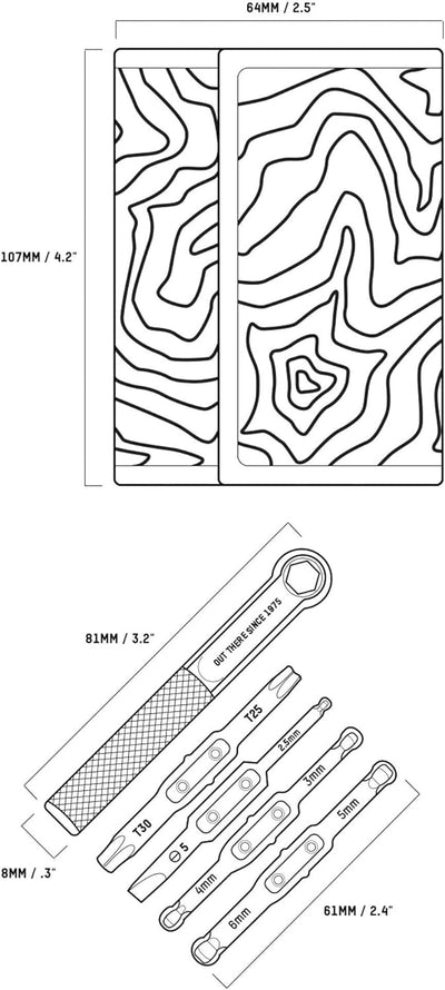 Blackburn Unisex – Erwachsene Grid Fahrradwerkzeuge, Schwarz, Einheitsgrösse, Einheitsgrösse