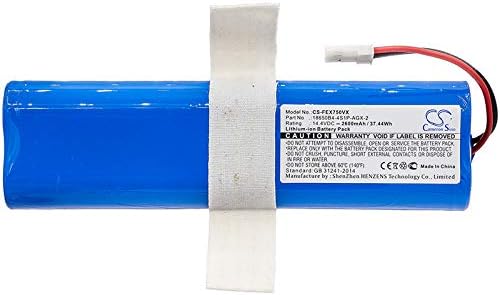 14,4V 2600mAh Ersatz Akku kompatibel mit iLife V3s Pro, V50, V5s Pro, V8s, X750, ZACO V5s Pro, V3, V