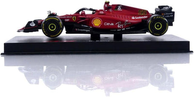 Bburago 1:43 F1 2022 Ferrari F1-75 with Helmet SAINZ, Assorted Colours