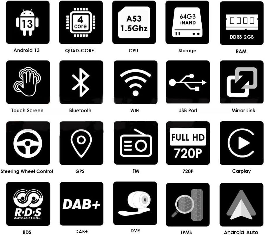 EU Stock Android 13 9-Zoll-Autoradio für Renault Clio 3 2005-2014 4-Kern 2GB & 64GB Speicher, unters