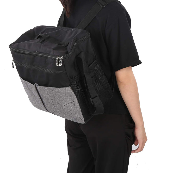 Mumie Messenger Wickeltasche, Kinderwagen mit grosser Kapazität Hanging Organizer Tragbare Reise Fra