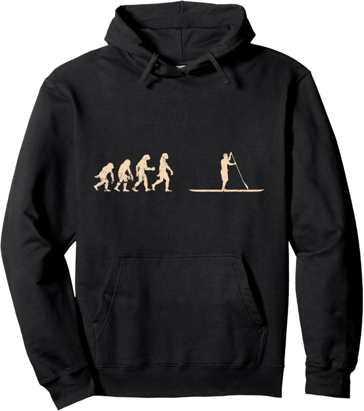 SUP Vintage Evolution Geschenk Stand Up Paddling Pullover Hoodie