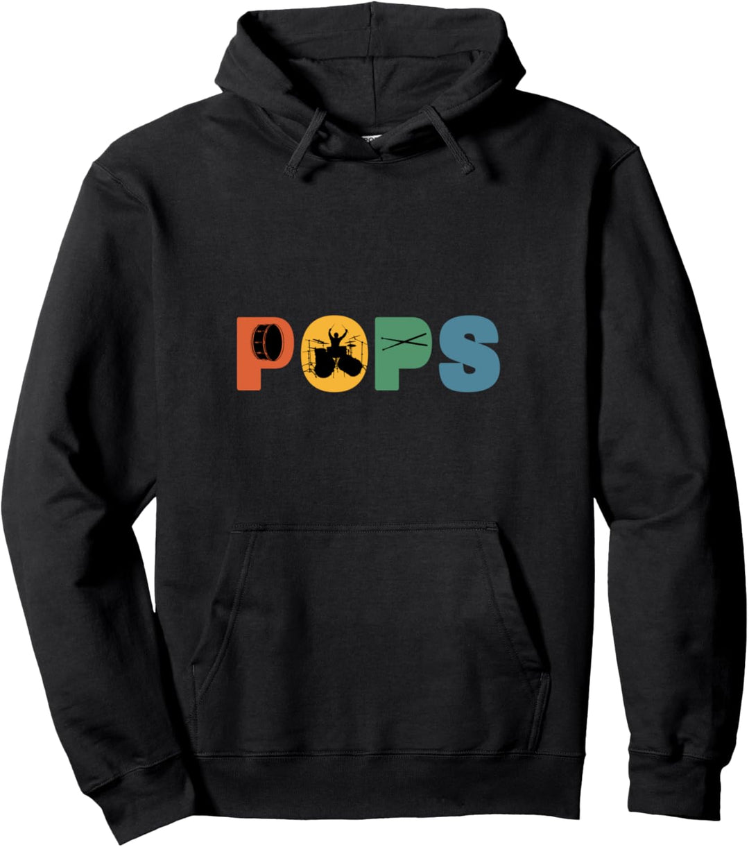 Retro Schlagzeug Opa, Geschenke für Vater im Ruhestand Pullover Hoodie