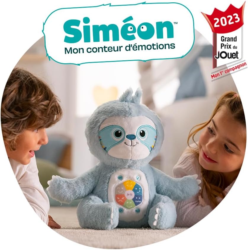 Gipsy Toys - Simeon, Mein Emotionserzähler - Interaktives Plüschtier mit Musik, Geschichtenerzähler