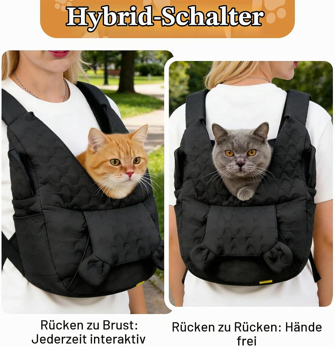 Hundetragetasche Bis 10 Kg, Hundetasche Für Kleine Hunde, Hunderucksack, Freihändige Hundetasche, Fr