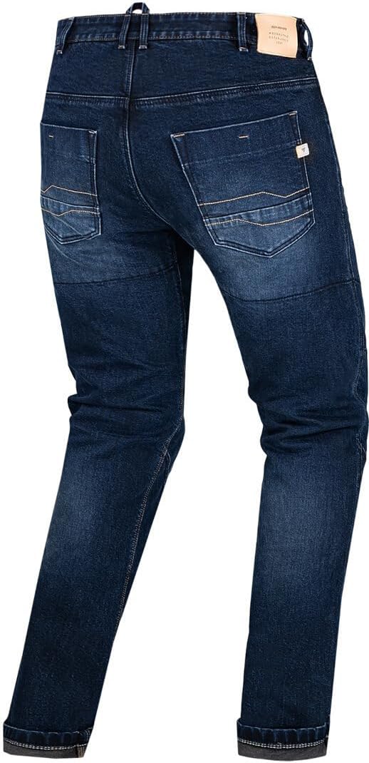 SHIMA DEVON Motorradjeans - Belüftete Elastische Slim Fit Biker Motorradhose mit FiberQL-Verstärkung
