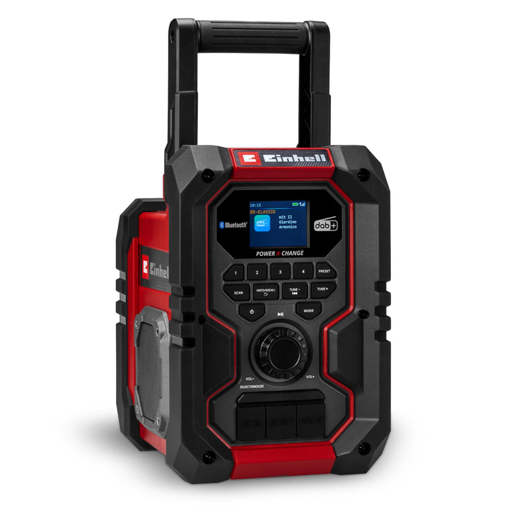 Einhell Akku-Baustellenradio TE-CR 18 Li DAB+/FM/BT - Solo Power X-Change (18 V, DAB+, FM, Bluetooth