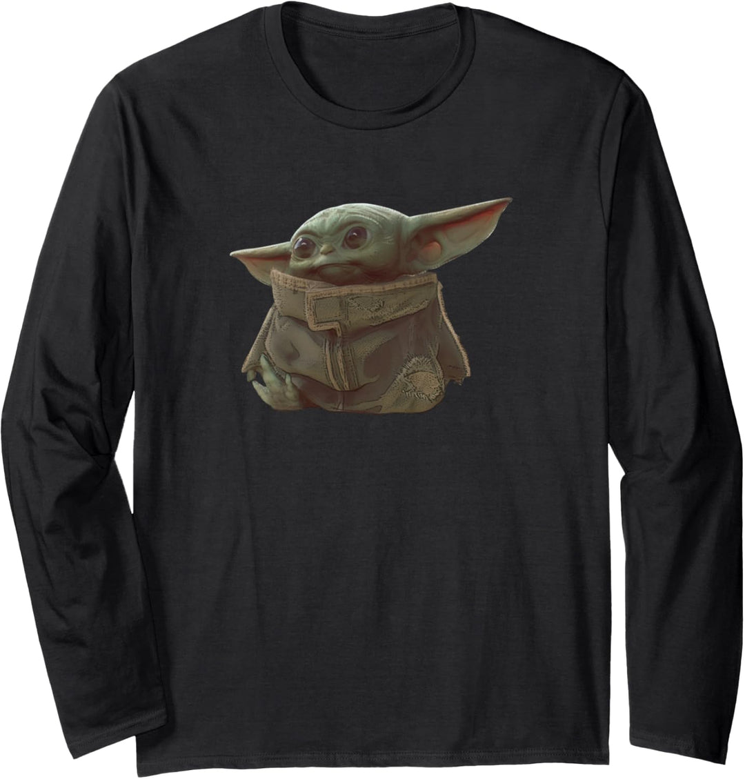 Star Wars The Mandalorian The Child Portrait Langarmshirt