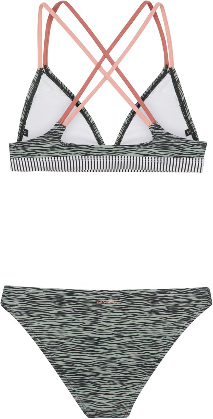 Protest Mädchen Triangel-Bikini PRTEVA JR 128 Green Baygreen, 128 Green Baygreen