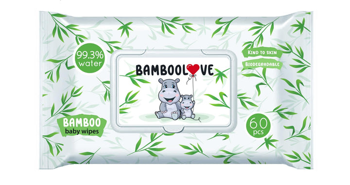 20x 60pcs - Bambus-Feuchttücher - Hypoallergene Baby-Feuchttücher - Besonders weiche und sanfte Feuc