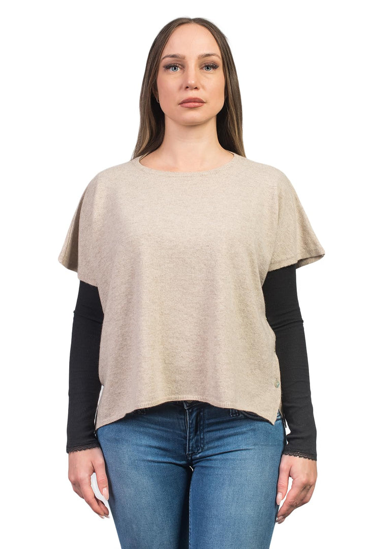 Dalle Piane Cashmere - Poncho mit Knöpfen aus Kaschmir-Gemisch - für Damen Einheitsgrösse Grosse Grö