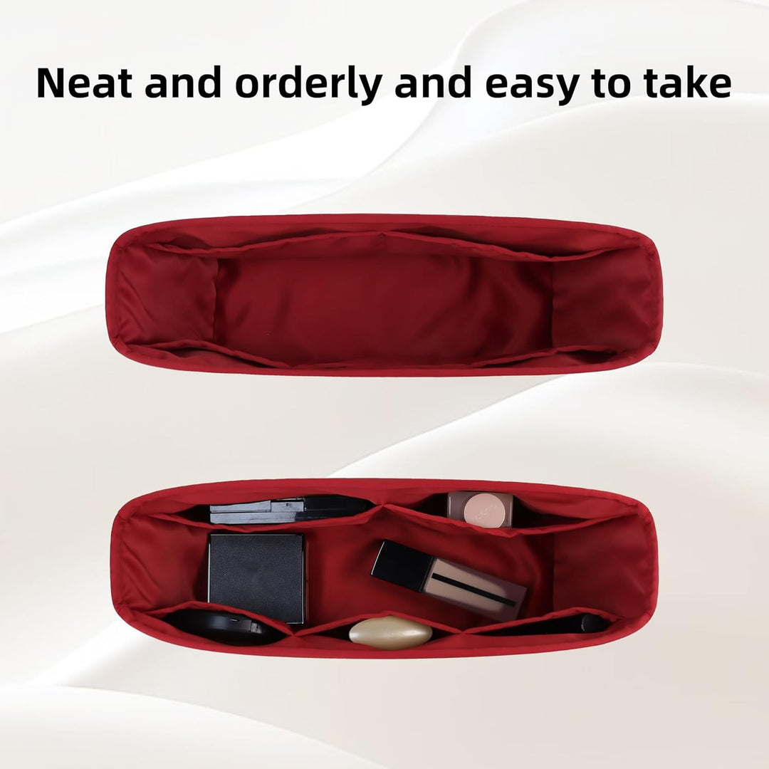 DGAZ Handtaschen Organizer Einsatz für LV Neverfull PM/MM/GM Taschen, Seide Tasche in Tasche Organiz
