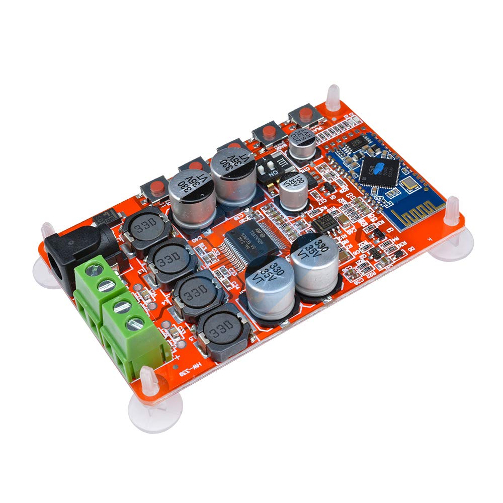 Hailege TDA7492P 50W + 50W Wireless Bluetooth CSR4.0 Audio Receiver Digital Amplifier Board 8~25V DC