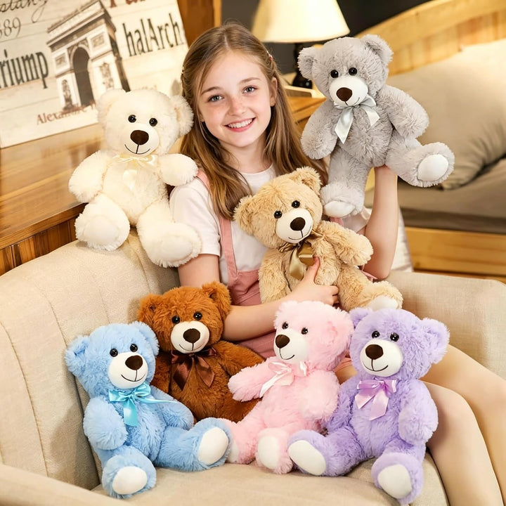SNOWOLF Bear Plush Cute Stuffed Animal Toys Pillow Bear Doll Gift for Kids Boys Girls Birthday Chris