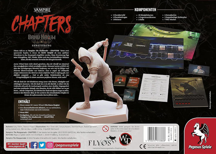 Pegasus Spiele 56416G Vampire: Die Maskerade – Chapters: Banu Haqim [Erweiterung]