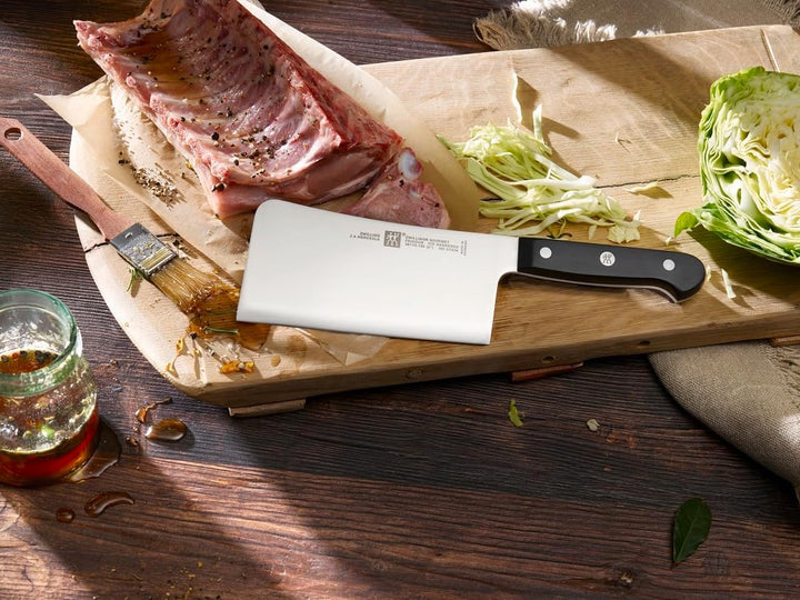 ZWILLING Gourmet Hackmesser 15 cm, Rostfreier Spezialstahl, Ergonomischer Kunststoff-Griff, Made in