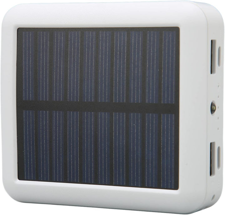 Solar Phone Power Bank, 20000 MAh Solar Power Bank mit 2 USB-Anschlüssen, USB-C-Anschlüssen, Micro-U
