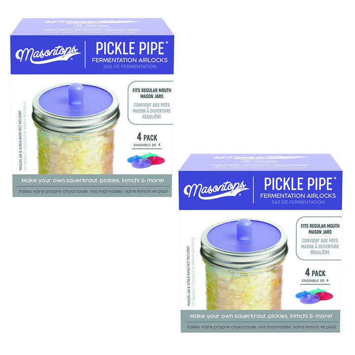 Pickle Pipe Gärdeckel aus Silikon, für die luftdichte Gärung ohne Flüssigkeit, geeignet für Einmachg