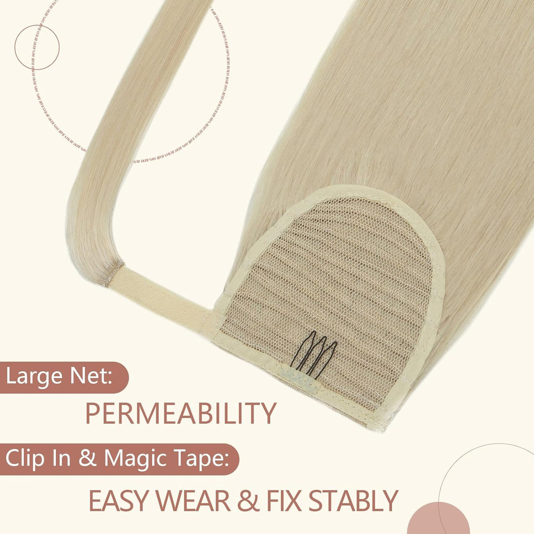 Elailite Ponytail Extension Echthaar 