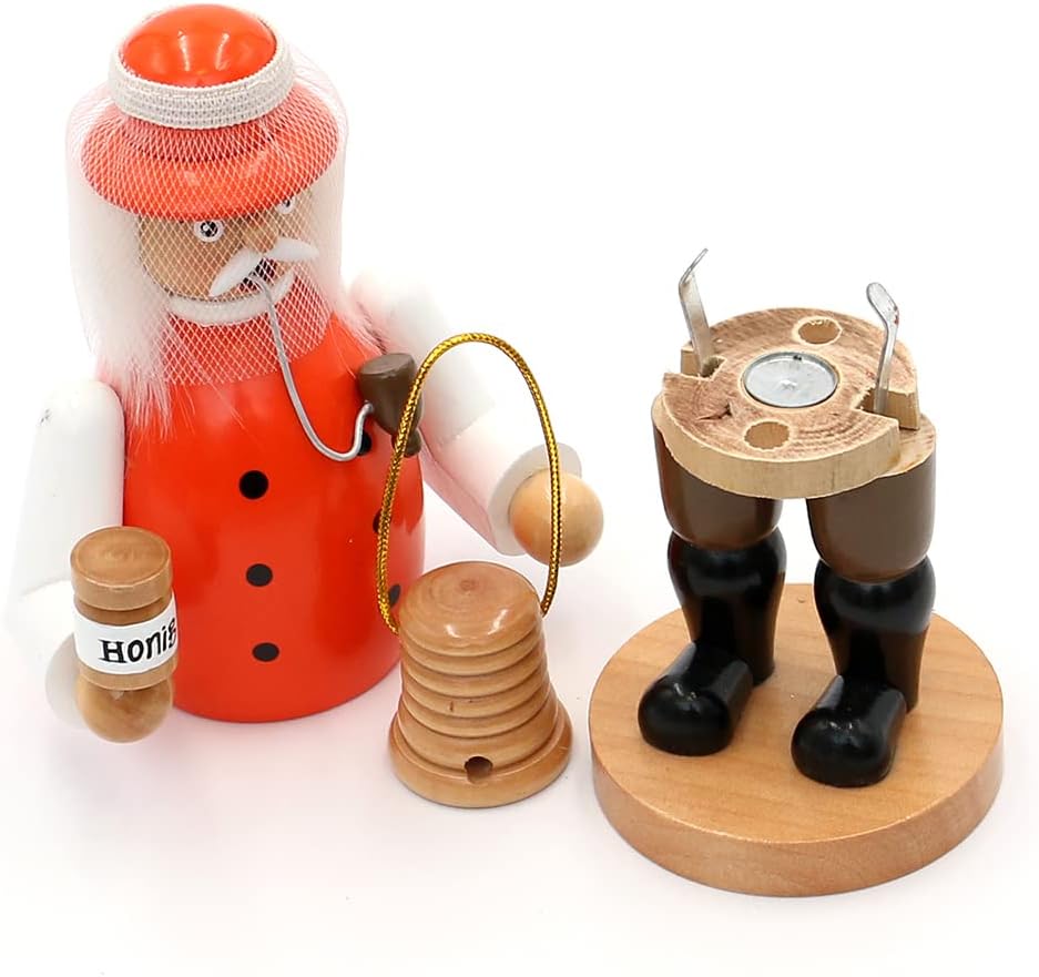 Dekohelden24 Räuchermann als Imker, Grösse ca. 20 cm, Imker