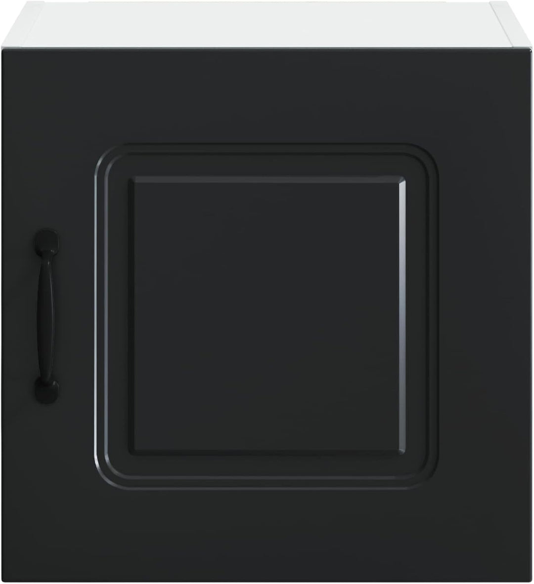 vidaXL Geschirrspülerfront Kalmar Schwarz 40 x 31 x 40 cm, Eleganter moderner Küchenregal, grosser S