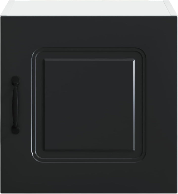 vidaXL Geschirrspülerfront Kalmar Schwarz 40 x 31 x 40 cm, Eleganter moderner Küchenregal, grosser S