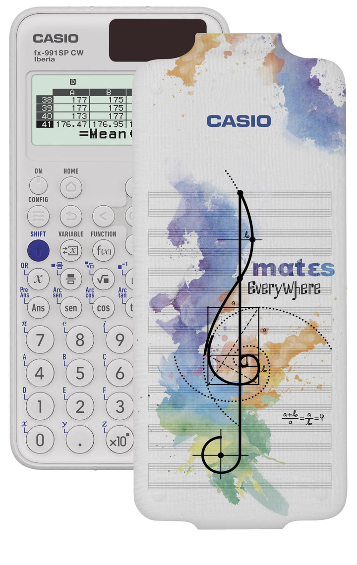Casio FX-991SP CW – illustrierter wissenschaftlicher Taschenrechner mit Noten, empfohlen für den spa