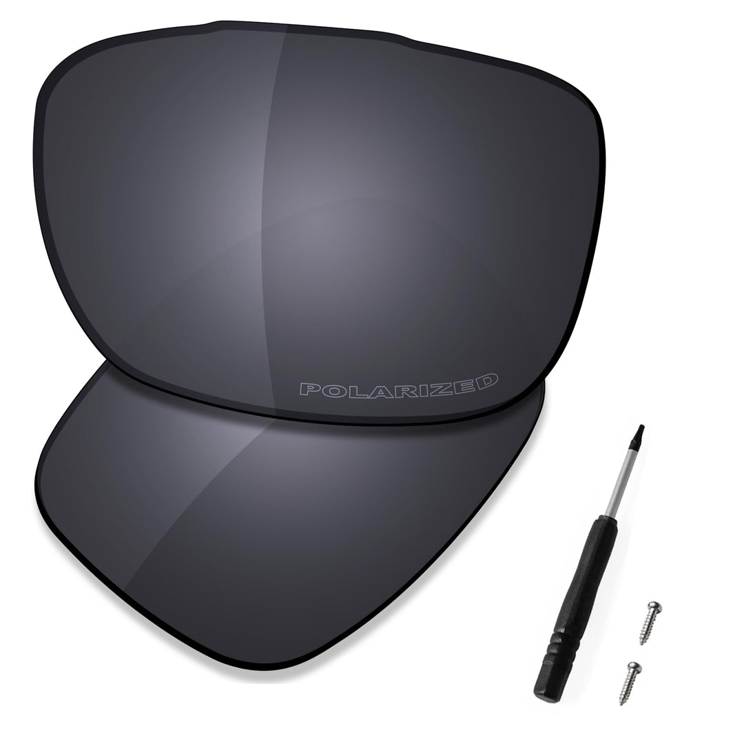 Saucer Premium Ersatzgläser für Oakley TwoFace OO9189 Sonnenbrillen High Definition - Shield Black P