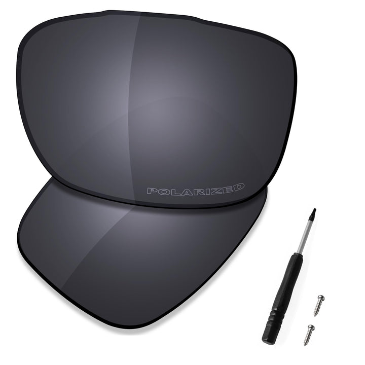 Saucer Premium Ersatzgläser für Oakley TwoFace OO9189 Sonnenbrillen High Definition - Shield Black P