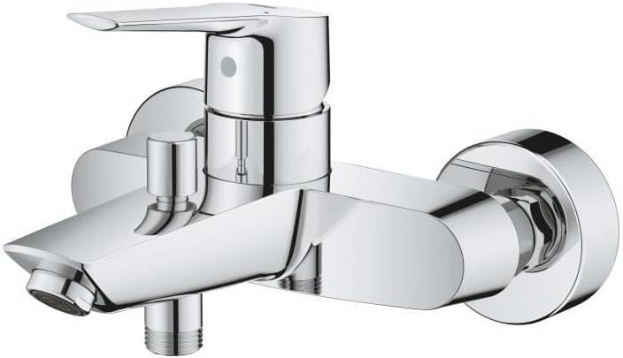 GROHE Start - Einhand-Wannenarmatur (DN 15, Wandmontage, langlebige Oberfläche), chrom, 24206002 Wan
