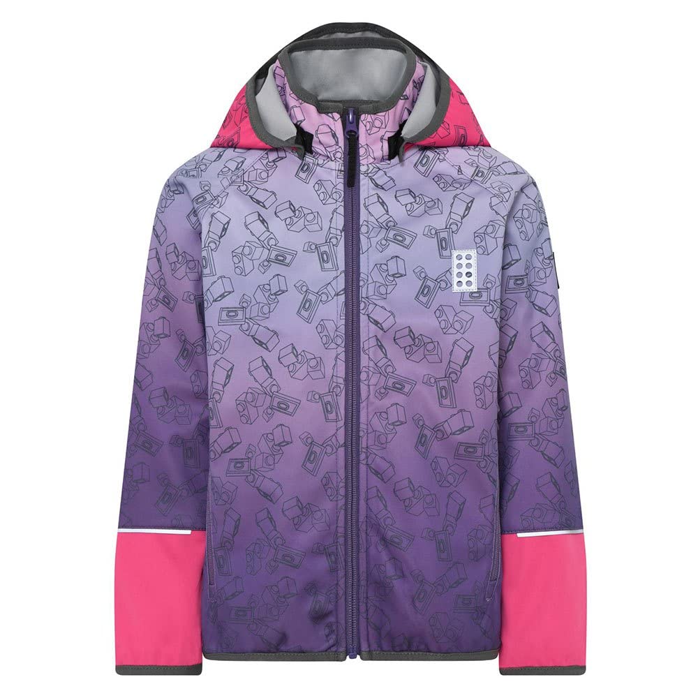 LEGO Mädchen Shell-Jacke 110 432 Lilac Rose, 110 432 Lilac Rose