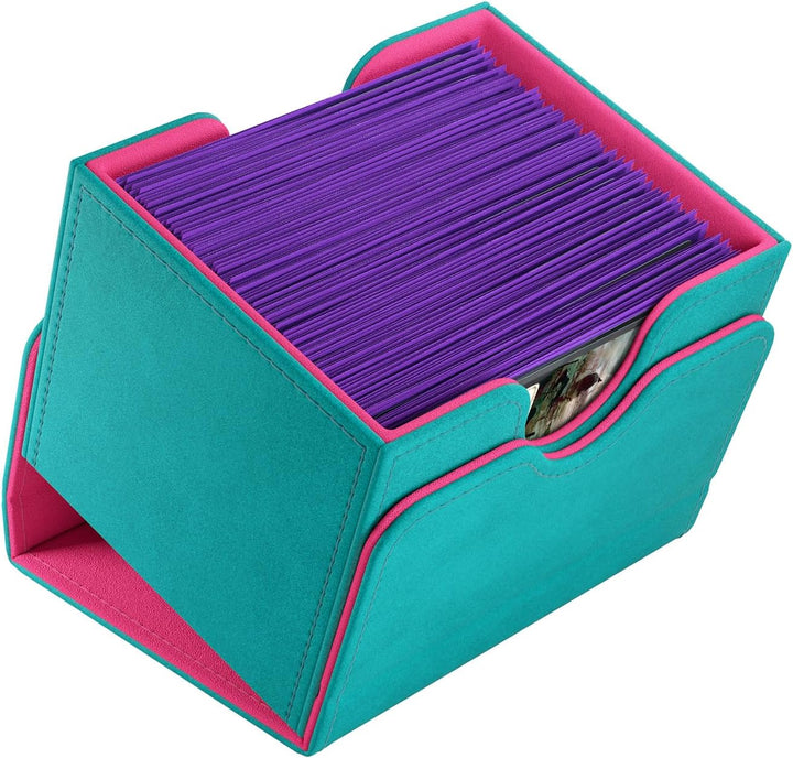 Gamegenic, Sidekick 100+ XL - EXCLUSIVE LINE Teal/Pink, bis zu 100 doppelt gesleevte Karten, Farbe: