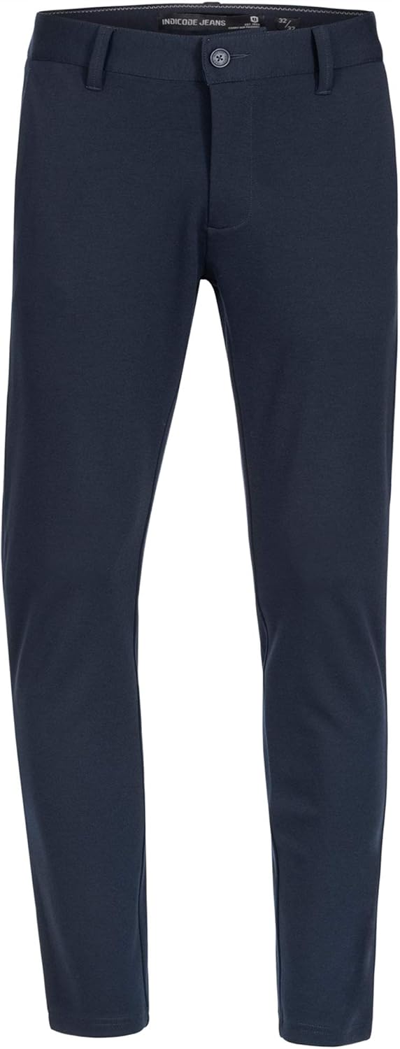 Indicode Herren Rodekro Performance Pants | Chinohose Herrenhose Super Stretch Stoffhose Bequeme Bus