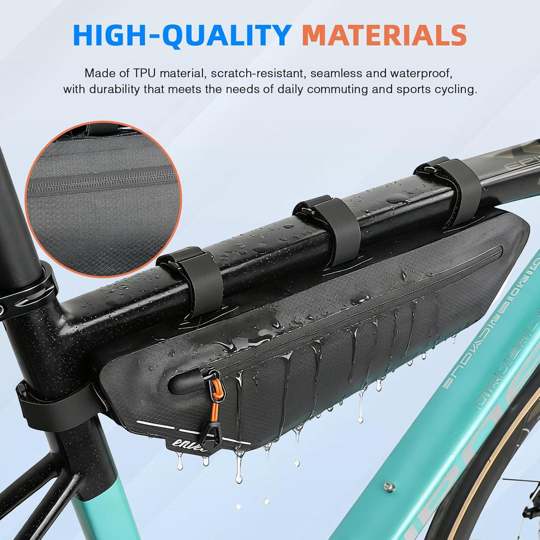 WEEROCK Fahrrad Rahmentasche 1.8L Wasserabweisende Rohrtasche Triangeltasche Fahrradtasche Rahmen Un