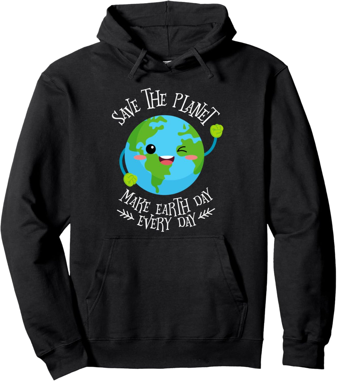 Rette den Planeten, mache den Tag der Erde jeden Tag süss Pullover Hoodie