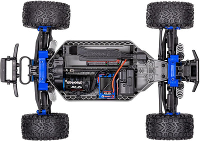 TRAXXAS Rustler 4x4 blau RTR BL-2S Brushless ohne Akku/Lader 1/10 Stadium Truck