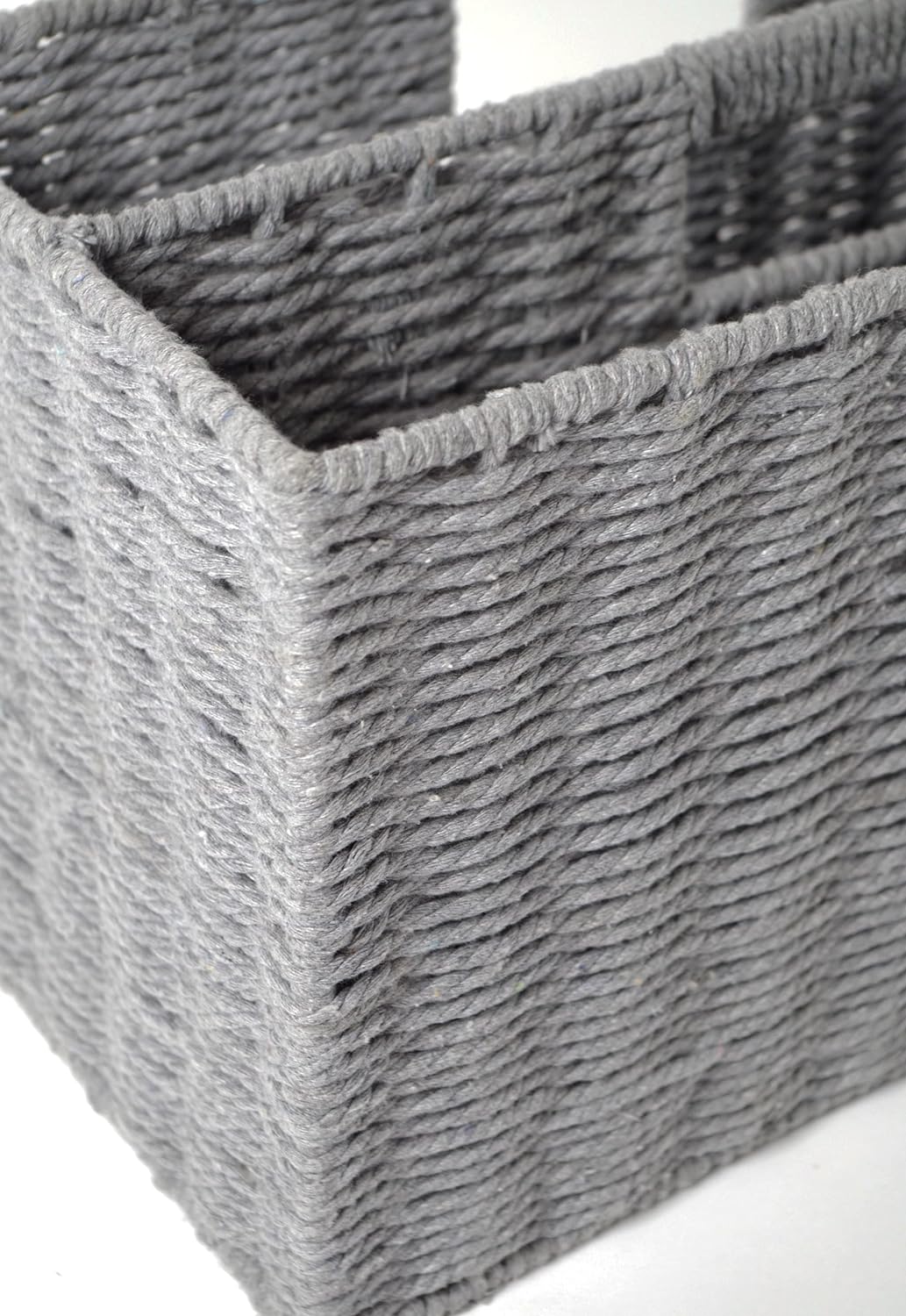 Kobolo Magazinsammler Zeitungsständer - Seil/Rope - Baumwolle - 40x20x23 cm