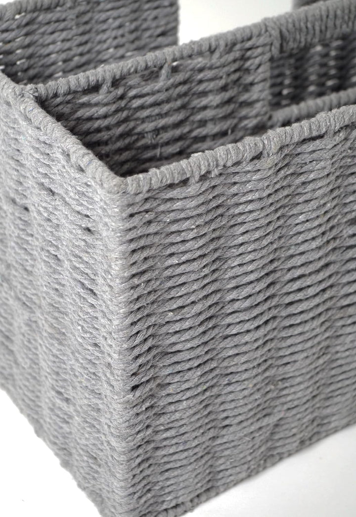 Kobolo Magazinsammler Zeitungsständer - Seil/Rope - Baumwolle - 40x20x23 cm