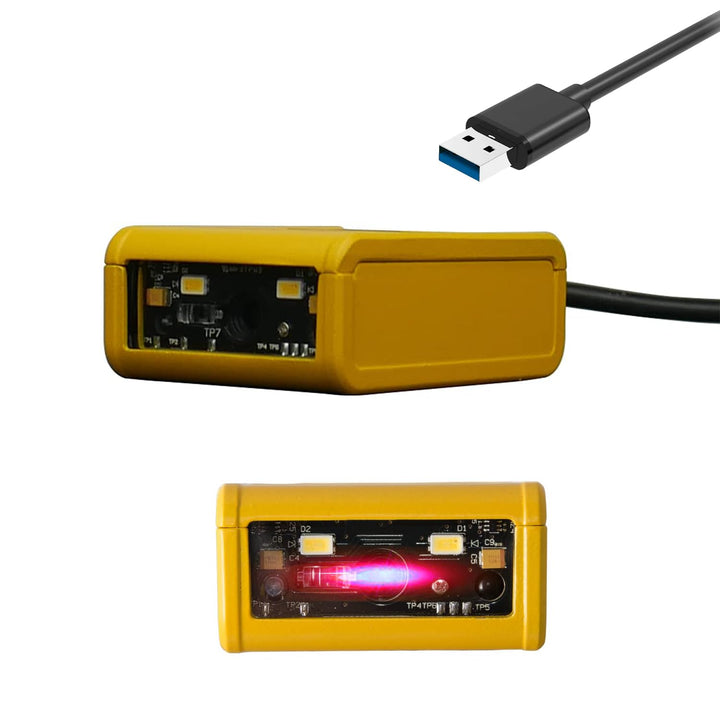 Kleiner QR/1D/2D Barcode-Scanner, Advanced, Metallgehäuse, QR Code, Aztec, Maxi Code, Data Matrix, S