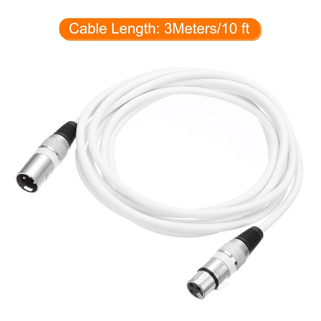 QUARKZMAN XLR Stecker auf XLR-Buchse 1,5m Mikrofonkabel Audio Adapter für Vorverstärker/Lautsprecher
